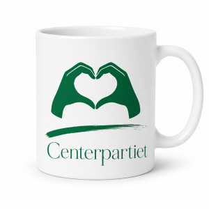 Centerpartiet Hjärta med händer - Mugg