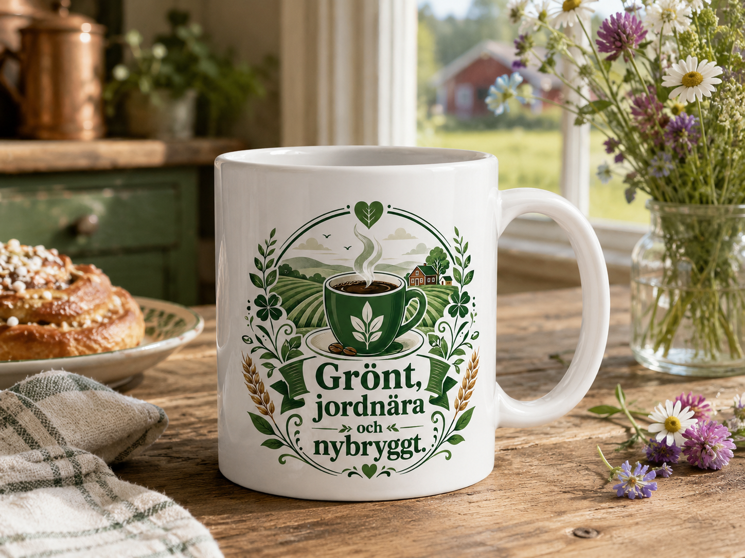 Centerpartiet Grönt, jordnära och nybryggt - Mugg - Bild 2