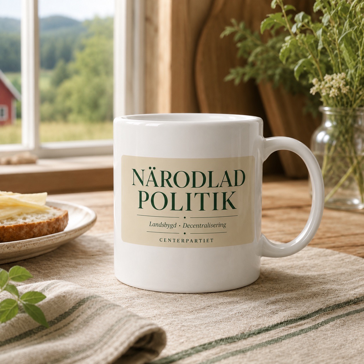 Centerpartiet Närodlad politik - Mugg - Bild 2