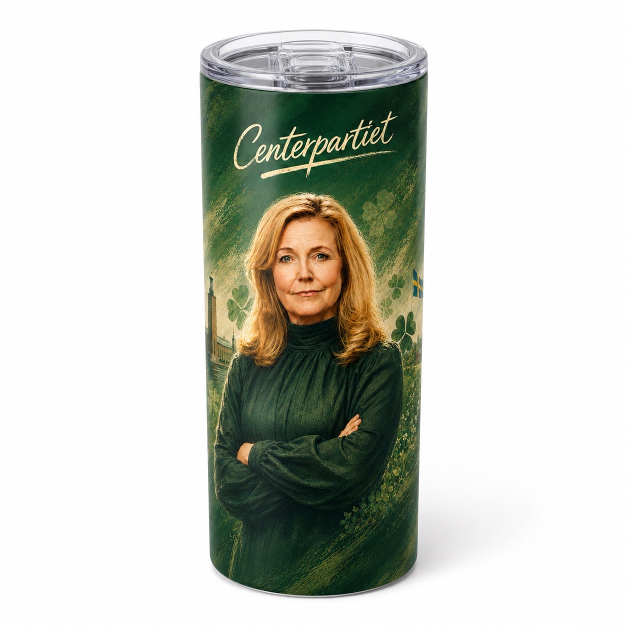 Centerpartiet Elisabeth Thand Ringqvist valmotiv - Termosmugg