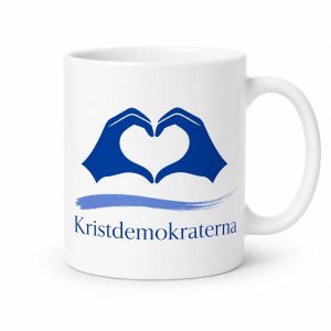 Kristdemokraterna Hjärta med händer - Mugg