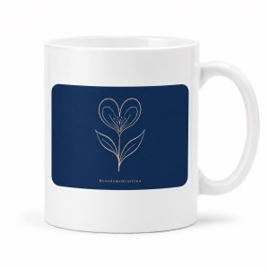 Kristdemokraterna Hjärta blomma - Mugg