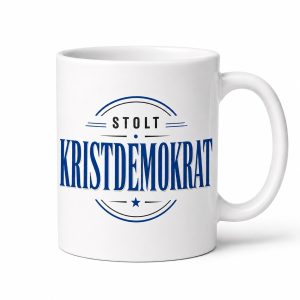 Kristdemokraterna Stolt kristdemokrat - Mugg