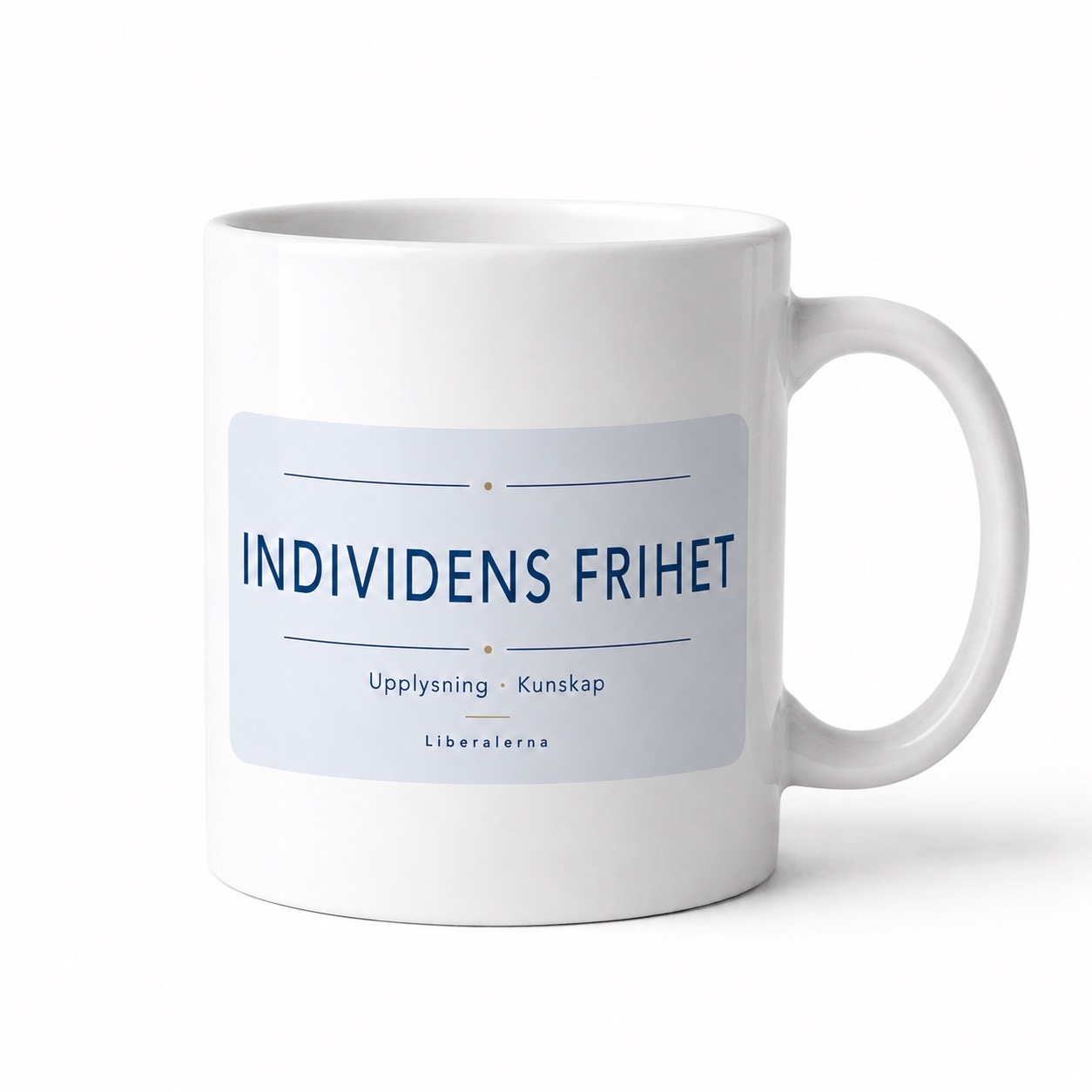 Liberalerna Individens frihet - Mugg