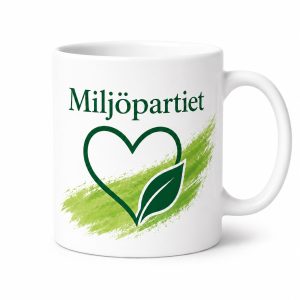 Miljöpartiet Hjärta med blad - Mugg
