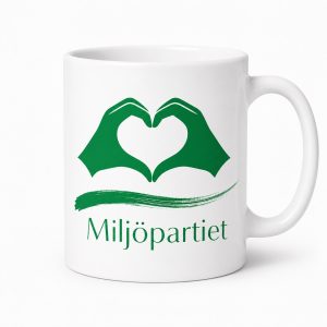Miljöpartiet Hjärta med händer - Mugg
