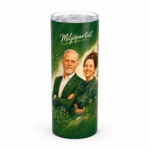 Miljöpartiet Daniel Helldén och Amanda Lind valmotiv - Termosmugg