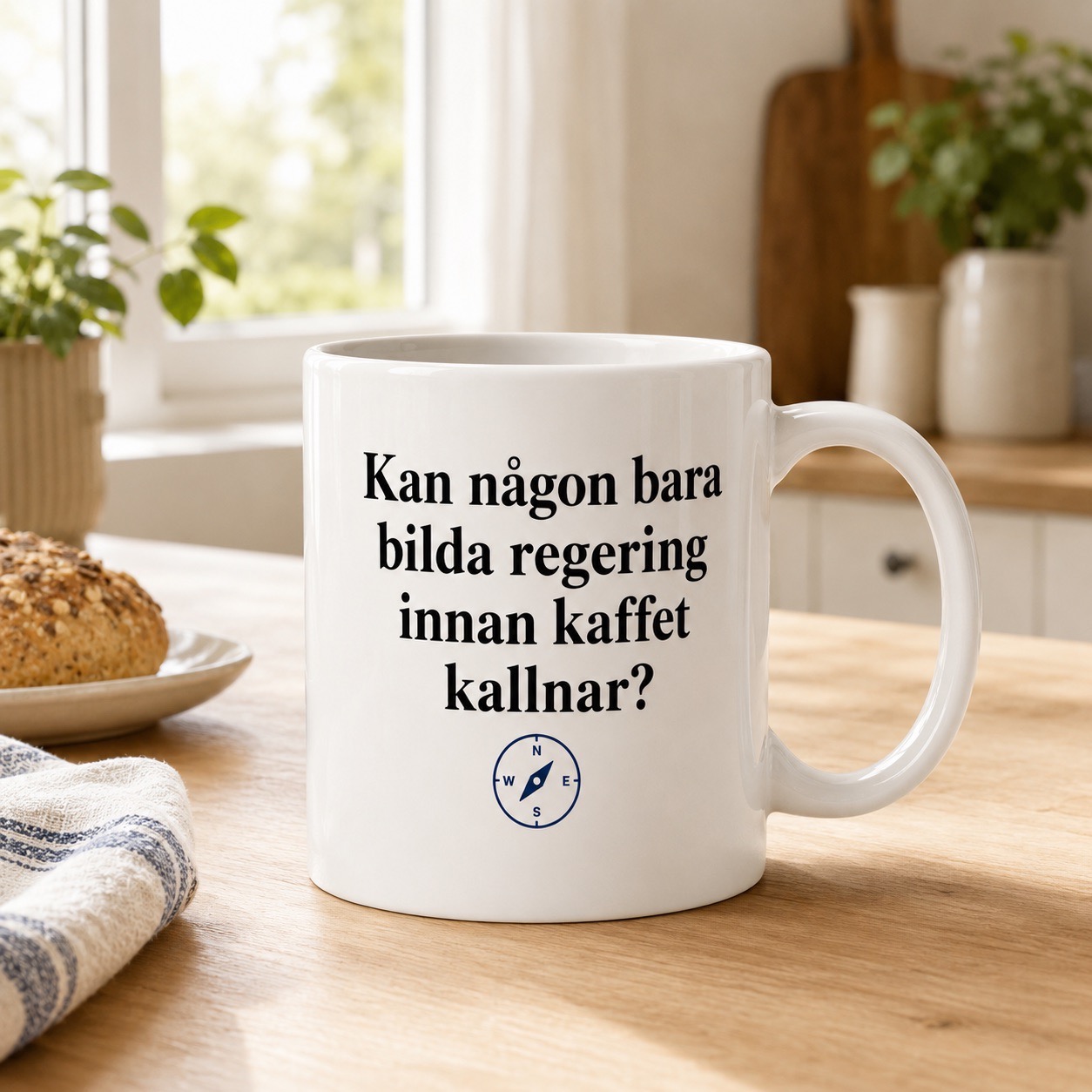 Neutral Bilda regering innan kaffet kallnar - Mugg - Bild 2