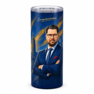 Sverigedemokraterna Jimmie Åkesson valmotiv - Termosmugg