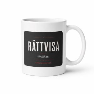 Vänsterpartiet Rättvisa och jämlikhet - Mugg